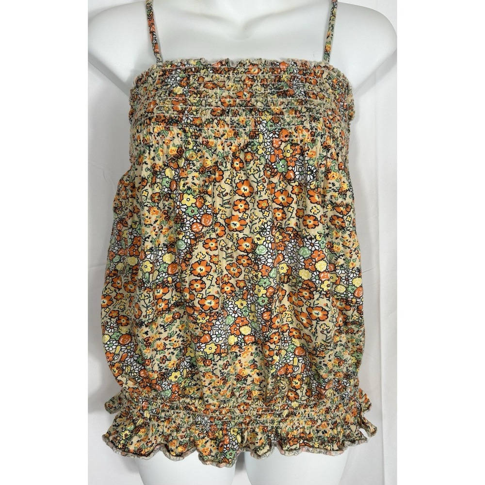 Next Era Couture Babydoll Top Baby T Floral Boho‎ Hippie Cottagecore Coquette YL